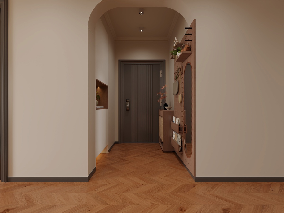 閱海萬家110㎡ | 奇葩戶型爆改中古風(fēng)治愈美家！推門第一眼就驚艷！