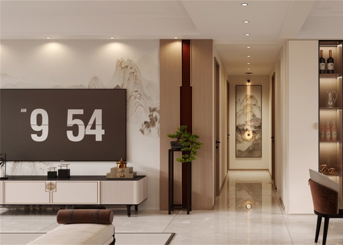 中海華樾185㎡ | 新中式到底有多絕？東方美學直接拿下一家老??！